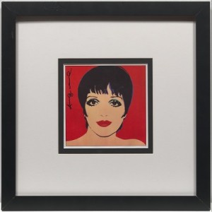 Bookplate Depicting Liza Minelli, From “andy Warhol's Portraits Of The 70's by Andy WARHOL