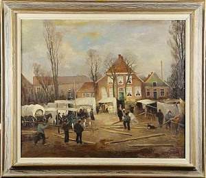 Torghandel by Bert Henri BOLINK - auction artwork with signature