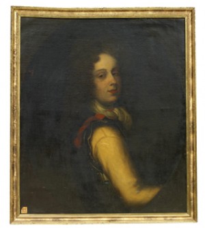 Porträtt Föreställande Greve, Kapten Axel Johan Lewenhaupt (1683-1709) by David Von KRAFFT