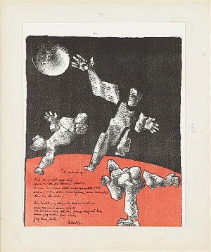 (6) Samling Grafik, Kompositioner, Signerade, Varierande Motiv Och Mått by Bror MARKLUND