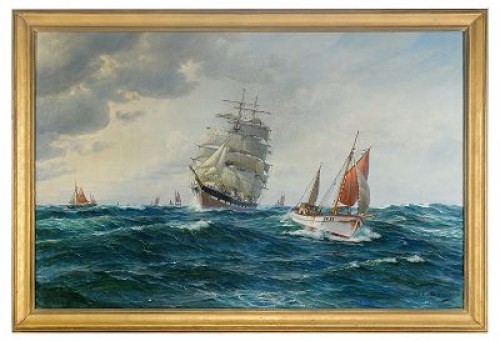 Segelfartyg Och Fiskebåtar by Jens Christian ANDRESEN