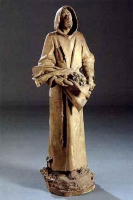 Saint Francis' Flowers by Antonio SUSILLO Y FERNANDEZ - auction artwork with signature
