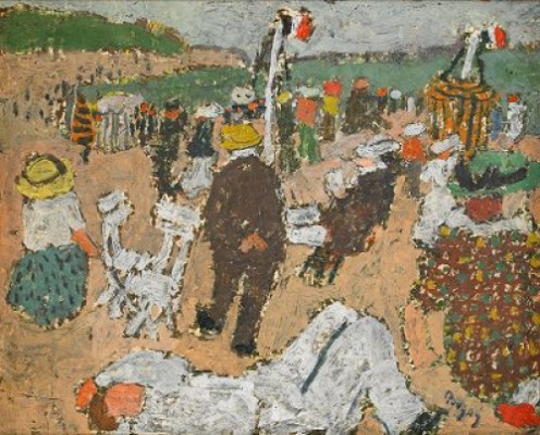 The Beach At Meridione by Ivan Albertovich ‘Jean Pougny’ PUNI