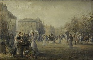 Avenue De La Gare - Nice by Emile ROVIER