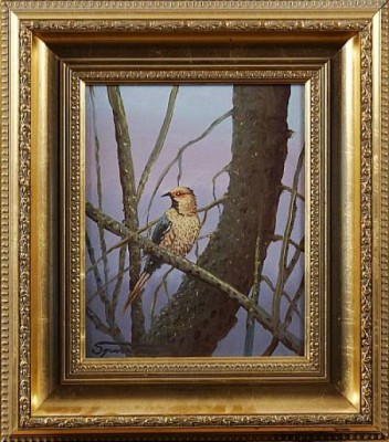 Fågel På Gren by Bengt SPARRING - auction artwork with signature