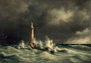 Fyr I Stora Bält by Anton MELBYE