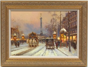 Paris, Place De La Bastille by Yuri KUZMIN