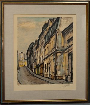 Det Gamla Paris by Takanori OGUISS - auction artwork with signature