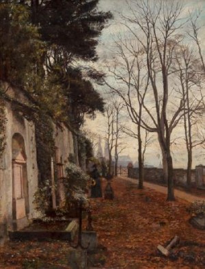 St. Alban Church Graveyard, Basel by Jacob WAGNER