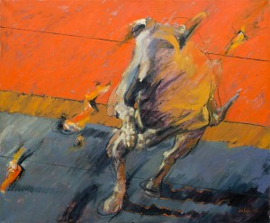 Dog Ii by Leonard ACKLEY - auction artwork with signature