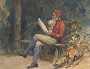 Servant Reading by Jean Georges VIBERT - auction artwork with signature