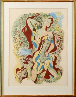 Komposition Figurer by André MASSON