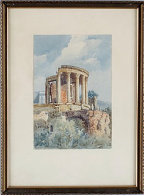 (2) Forum Romanum by Gaetano FACCIOLA - auction artwork with signature