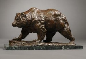 Striding Grizzly by Kenneth Rodney BUNN