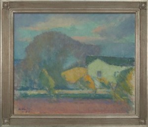 Gårdsvy by Werner ÅSTRÖM