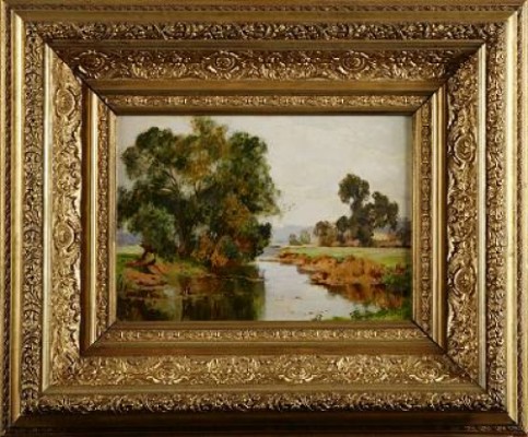 Landskap by Alfred OLIVER