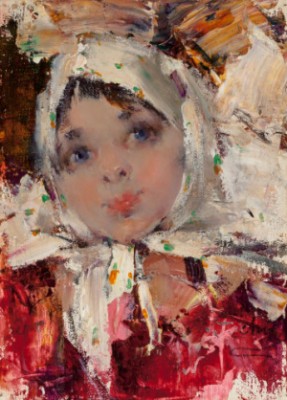 Russian Girl by Nikolai Ivanovich FECHIN