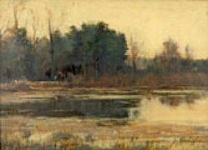 Evening Landscape With The Lake by Jaroslav ‘Jaro’ PROCHAZKA