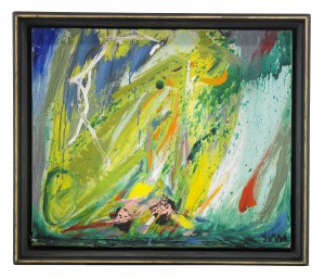 Tordenbyger Og Skypumpe Over Havet by Asger JORN