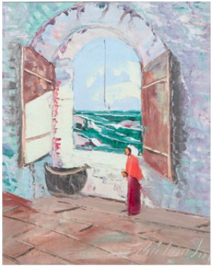 Fönster Mot Havet by Charles SCHÖLANDER