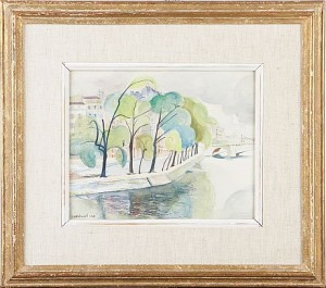 Motiv Från Paris by Inga NORDWALL - auction artwork with signature
