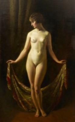 Nakenakt by Gyula KÖVER - auction artwork with signature