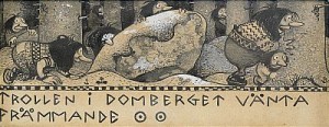 Trollen I Domberget Vänta Främmande by John BAUER