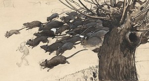 Gråråttorna På Glimmingehus by John BAUER