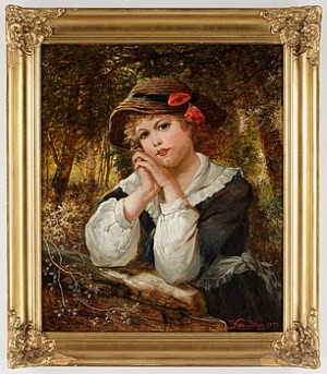 Flicka I Hatt by Kate GRAY