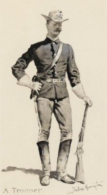 A Trooper by Frederic Sackrider REMINGTON