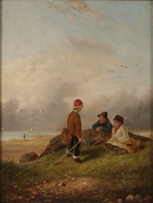 Fiskarpojkar by William The Elder SHAYER