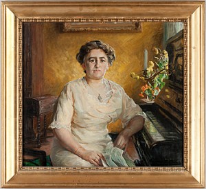 Poträtt Av En Kvinna by Fanny BRATE