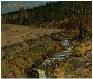 På Tur Langs Bekken by Gerhard MUNTHE