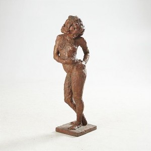 Stående Flicka by Curt THORSJÖ - auction artwork with signature