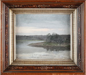 Insjölandskap by Fanny HJELM