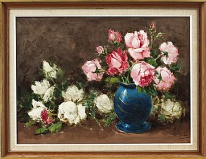 Blomsterstilleben by Giuseppe Alberto COCCO - auction artwork with signature