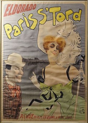 Revyaffisch För Eldorado Paris S'tord by Ferdinand Mifliez MISTI - auction artwork with signature