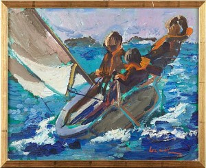 Segling by Bertil WAHLBERG
