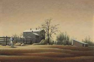 Study For 'early Chores' by Roger Norman MEDEARIS