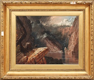 Fåglar I Klipplandskap by Clarence Henry ROE