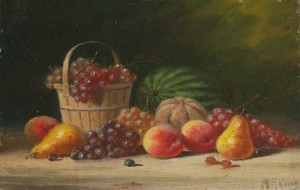 Still Life With Watermelon by Albert Francis KING