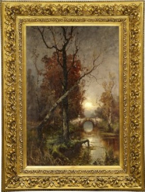 Autumn In The Park by Yuliy Yulyevich KLEVER