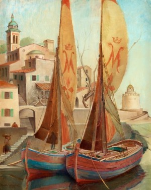 Sydländsk Fiskehamn by Axel WALLERT