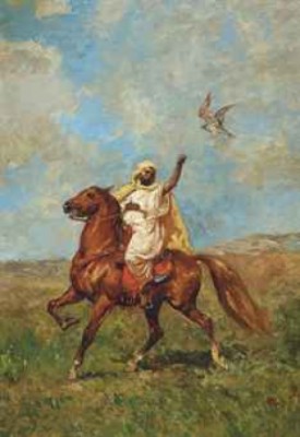 The Falconer by Henri Emilien ROUSSEAU - auction artwork with signature