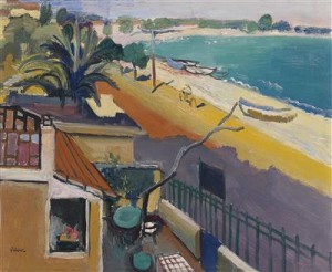 Cannes Sur Mer 29 by Laszlò GABOR - auction artwork with signature