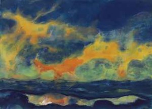 Herbsthimmel Am Meer by Emil NOLDE