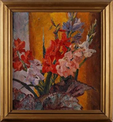 Blomsterstilleben by Erik LAMM