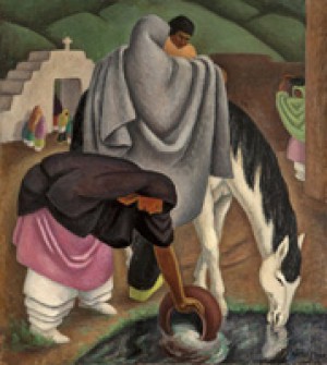Pueblo Life, Taos by Anna Katharine SKEELE