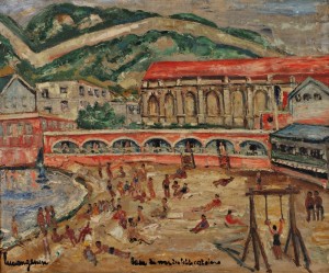 Bain De Mer Des Petits Catalans by Lucien GENIN