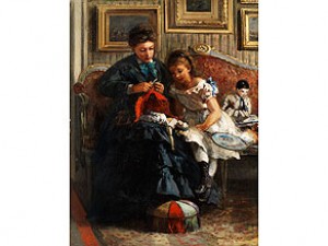 Das Neue Puppenkleid by Pietronella PETERS - auction artwork with signature